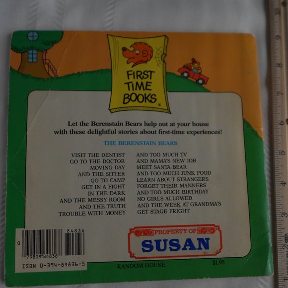 The Berenstain Bears "Visit the Dentist" Paperback Book 1981 - Picture 2 of 3